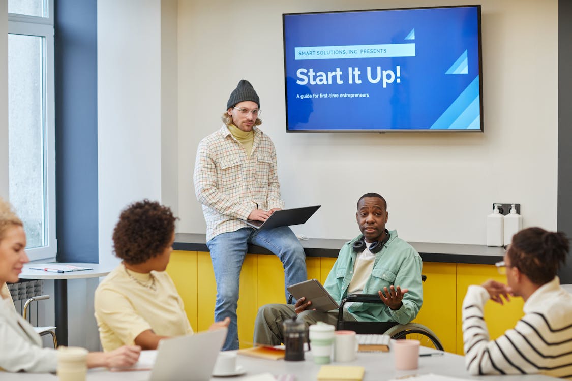 Cross-functional team planning global expansion